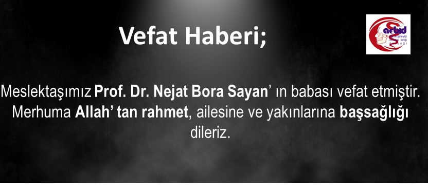 VEFAT HABERİ;